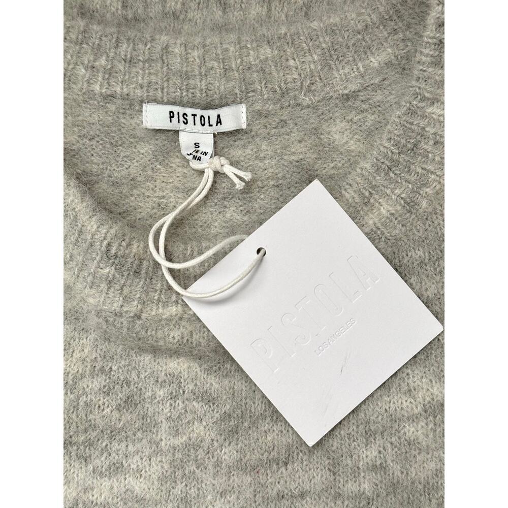 NWT Pistola Ivy Crewneck Oversized Cozy Pullover Sweater Soft Gray Women's Small - Picture 5 of 7
